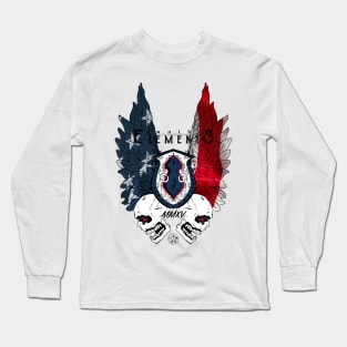 OTE skull and wings Merica edition Long Sleeve T-Shirt